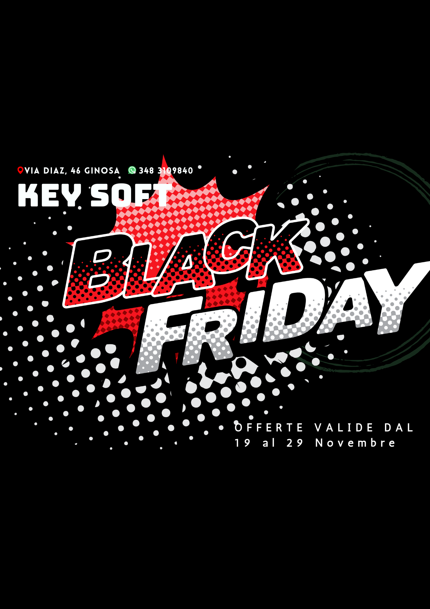 Copertina volantino Black Friday 2025